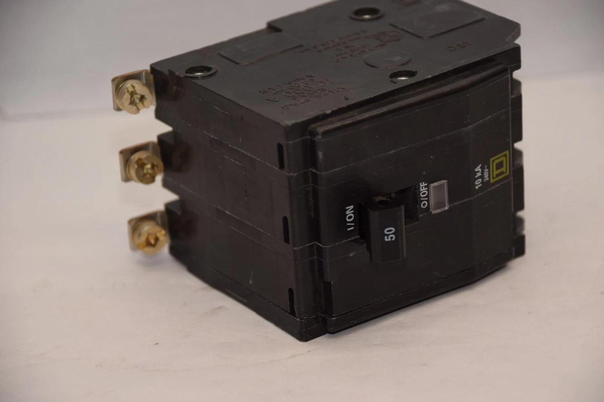 Square D Breaker DP-4075 HACR QOB 50A 50 Amp 3 Pole 3P 240v (New, no box)