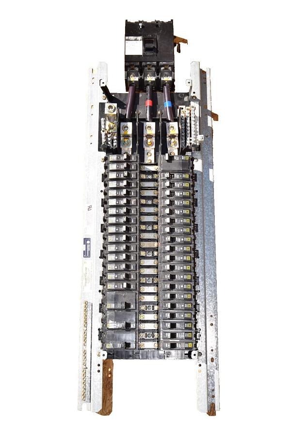 Used Square D 42 Circ 225A Main Lug Panelboard Interior NQOM442L225CNLB 20a 30a 3ph