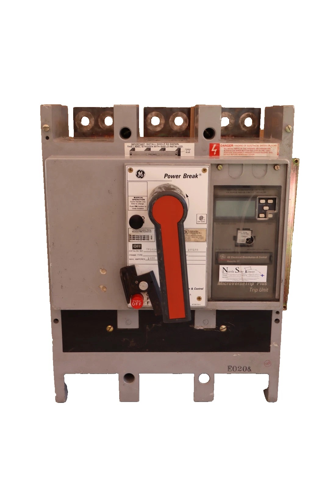 Used GE Power Break Disconnect 1600 Amp 1600A TP1616TTR Plug TR16B1600 C216LSI