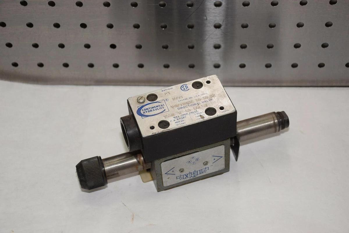 Used Continental Hydraulics directional pilot valve VS5M-3F-GB-60L-J