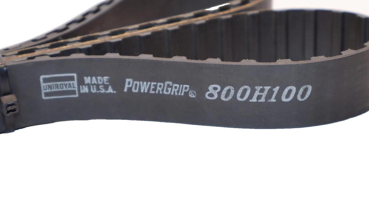 (NEW) UNIROYAL 800H100 , 800H 100 PowerGrip Timing Belt USA