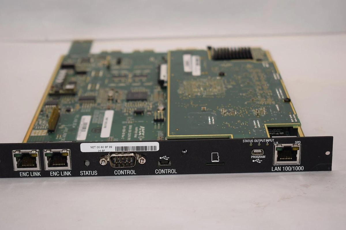 Used AMX 50-1058-08 Rev C AutoPatch Group ENOVA DGX 32/16 CPU Circuit Board Card