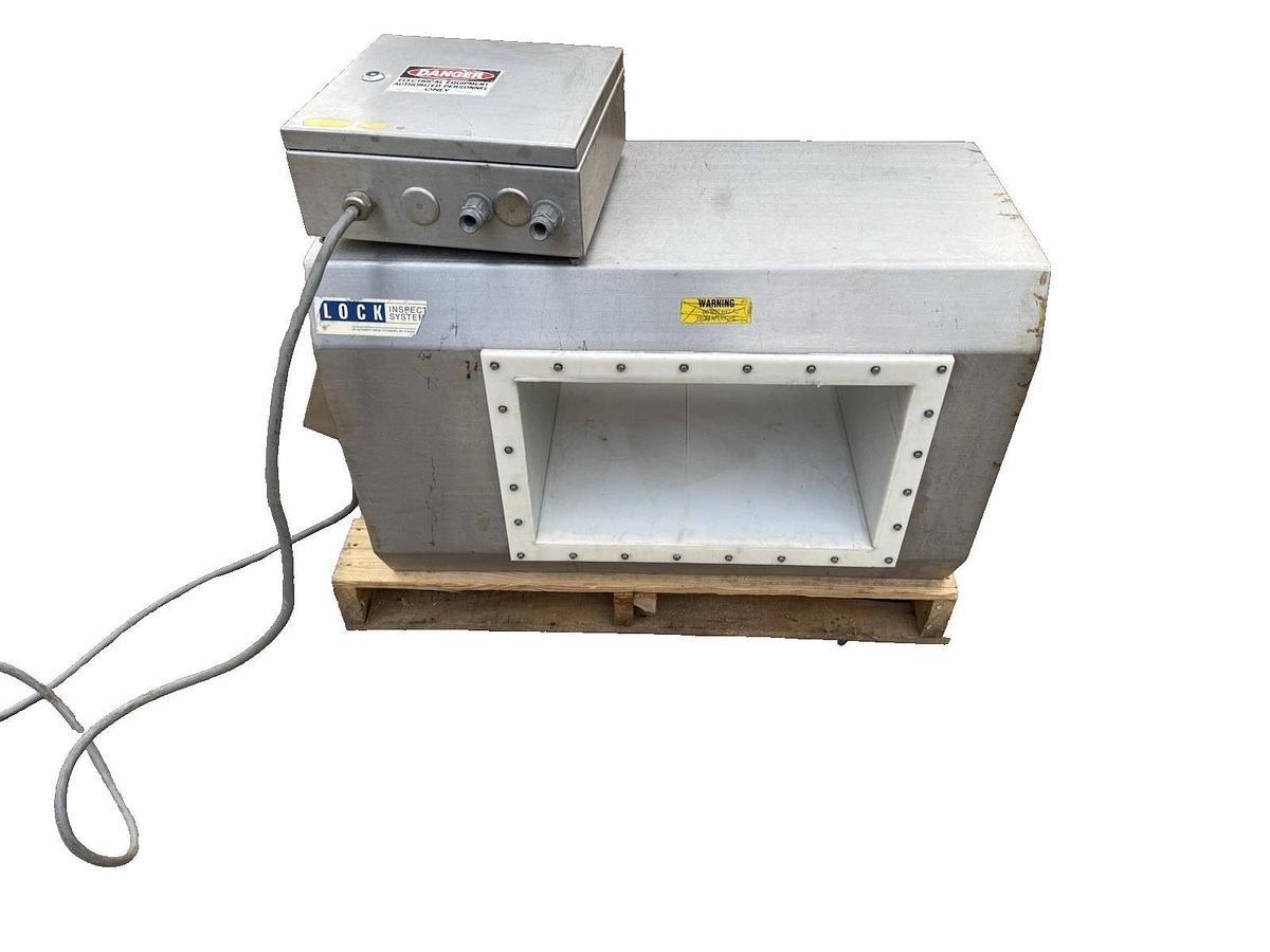 Used Lock Inspection Systems MET30+ Metal Detector for Conveyor  19-1/2" X 11-1/2"