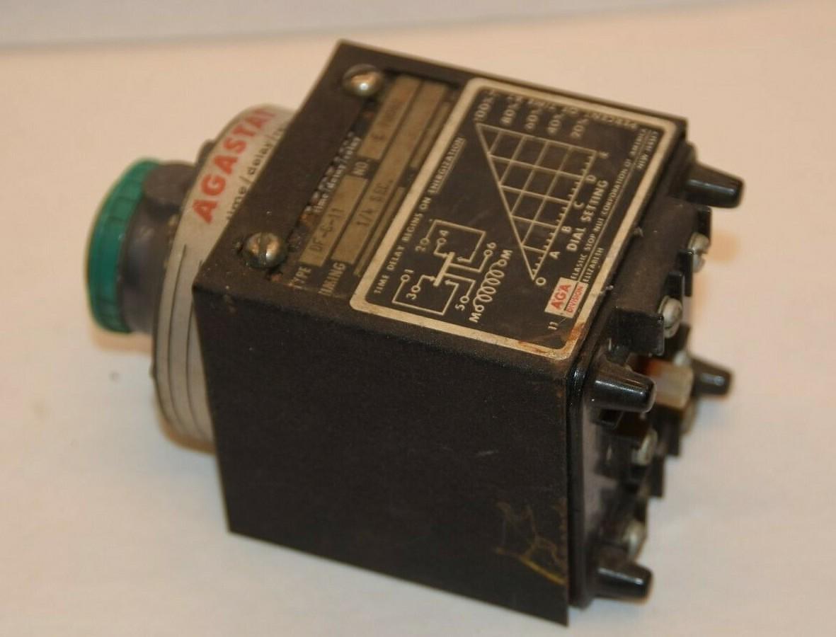 Used AGASTAT DF-G-11 1/4sec Time delay Relay