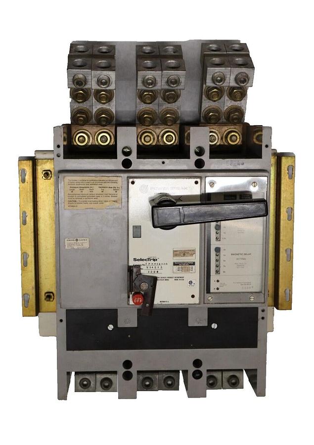 Used GE General Electric Powerbreak Circuit Breaker TPRR4612N V14513 1200 Amp 1200A