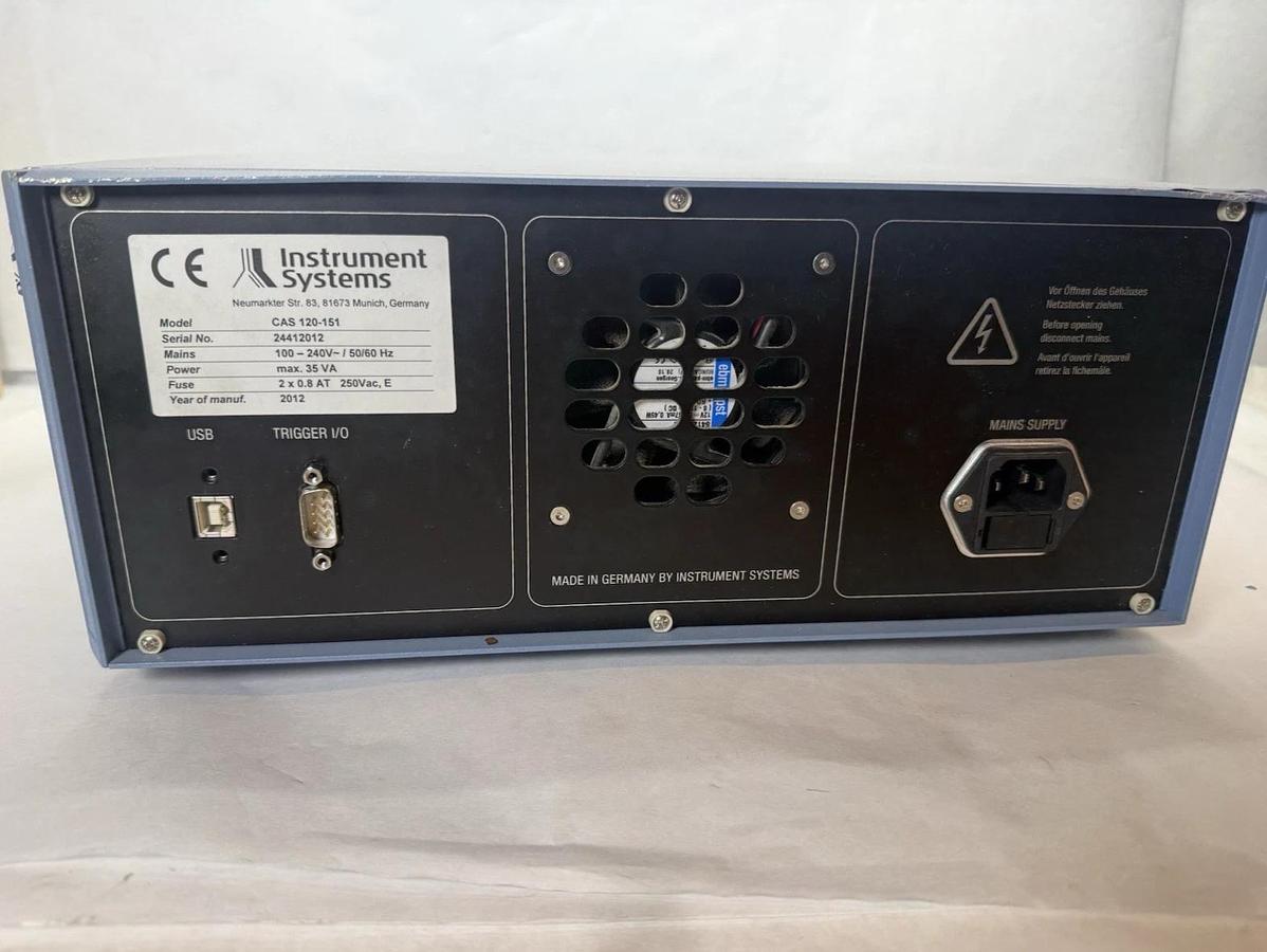 Used Instrument Systems Array Spectroradiometer CAS 120-151 CAS120151 CAS 120