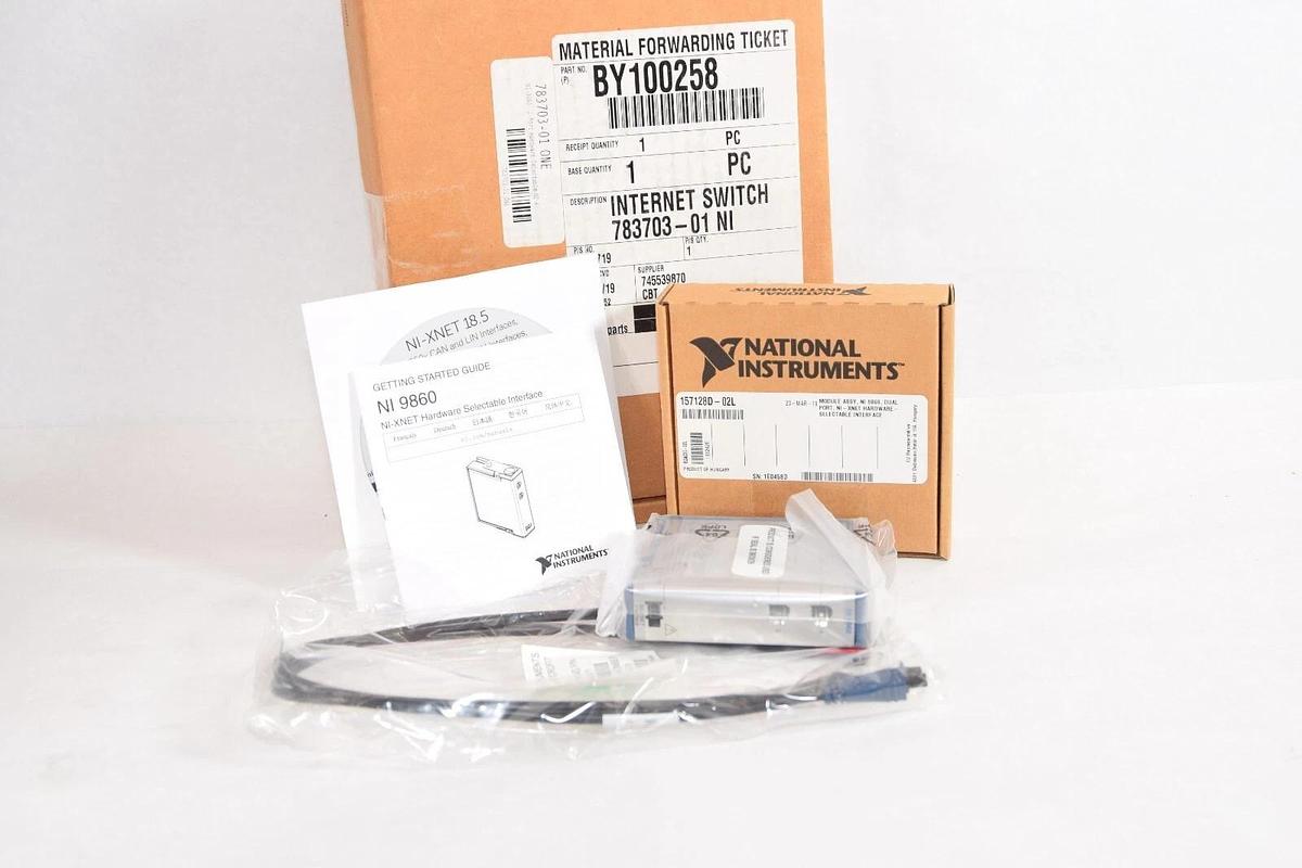 (NEW) NATIONAL INSTRUMENTS NI-9860 783703-01 NI 2 Port  Module