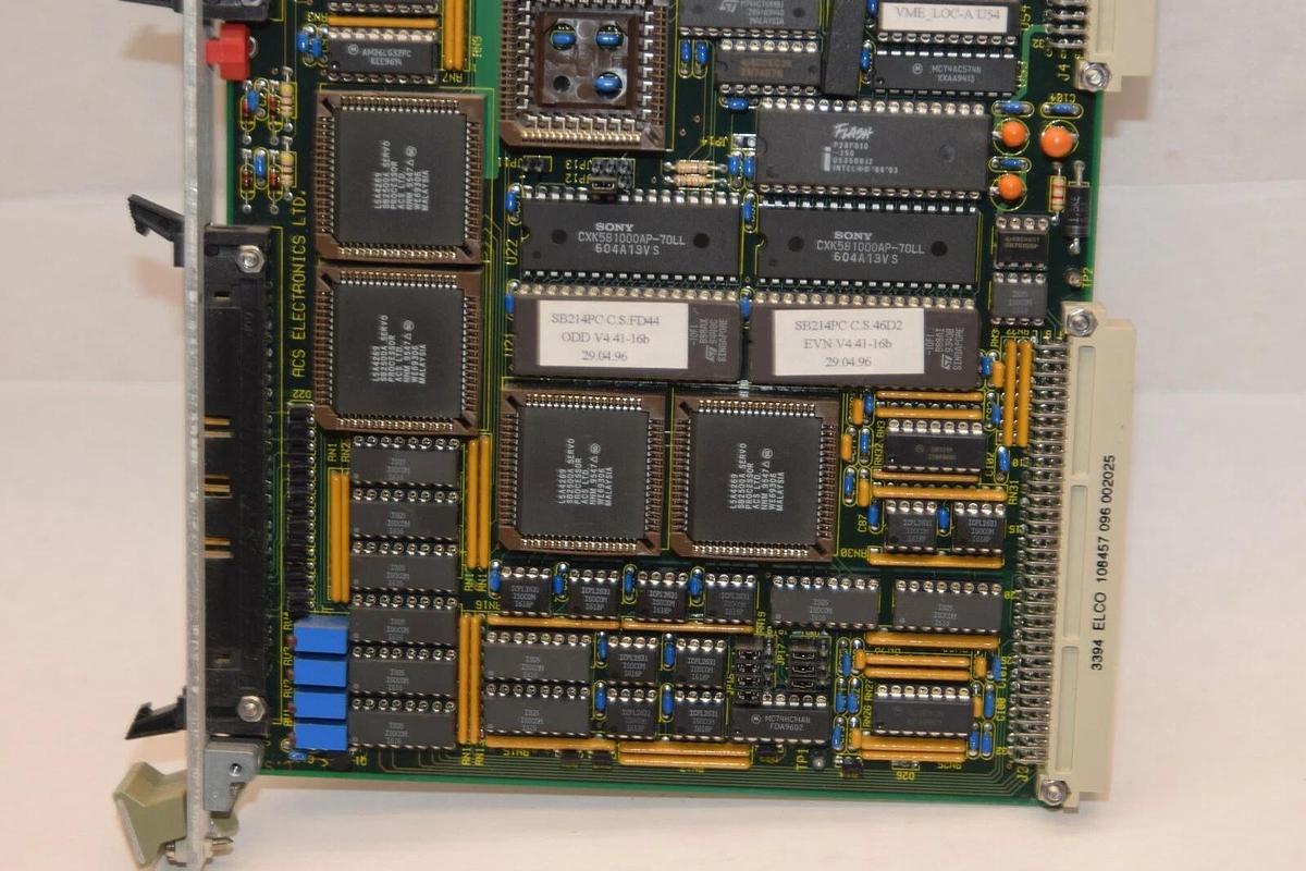 Used ACS Electronics SB214VME VME Controller PCB Card AMAT