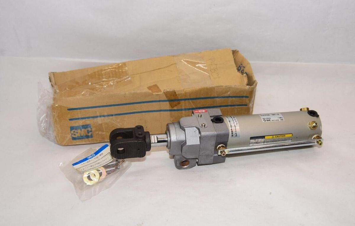 (NEW) SMC CLK1PA50-100Y-B Pneumatic Cylinder With Clamp