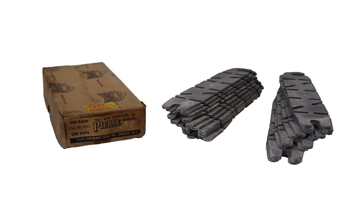 (NEW - Box of 20) PIERCE 6400 400A 600V Renewable Fuse