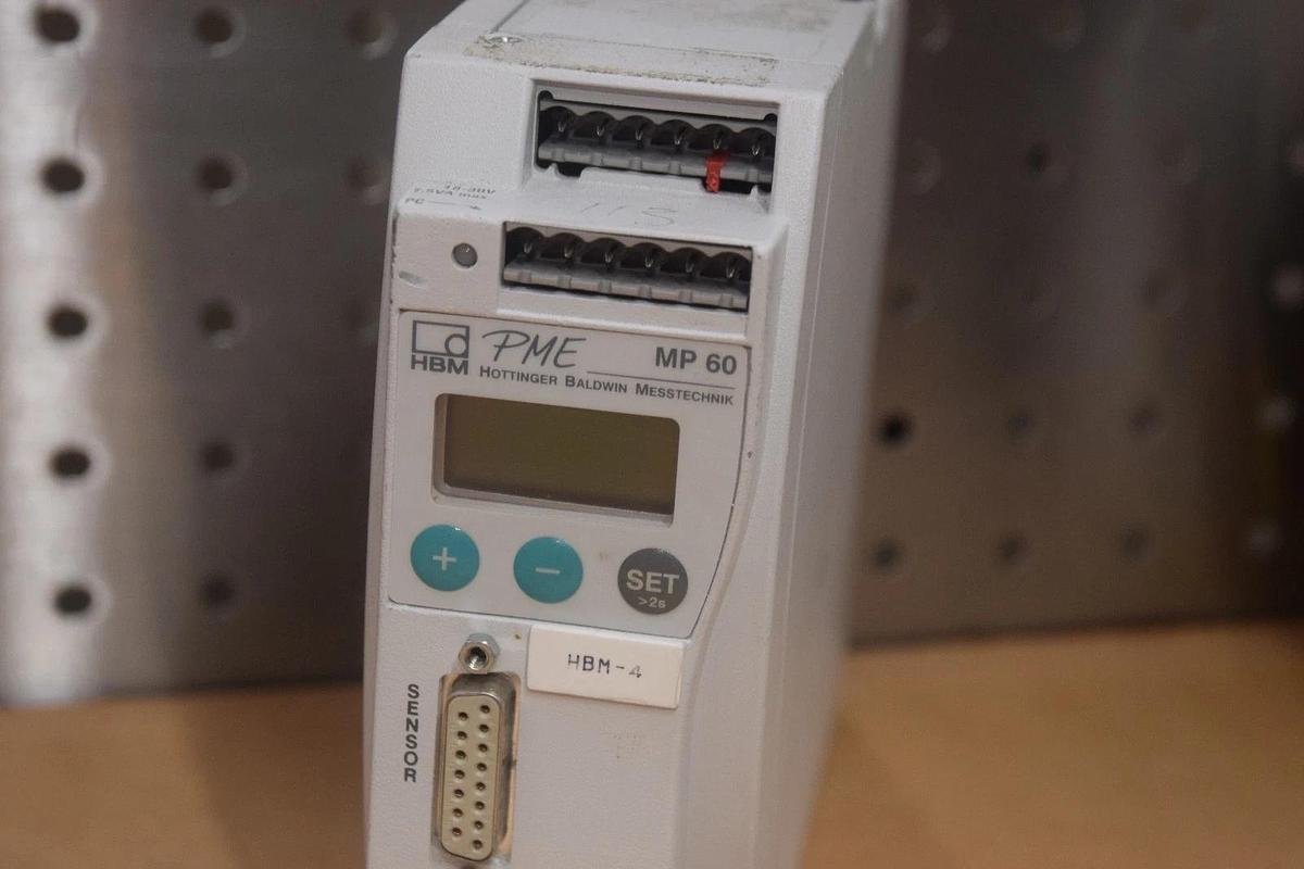 Used HOTTINGER BALDWIN MESSTECHNIK PME MP60 HBM-4 MODULE