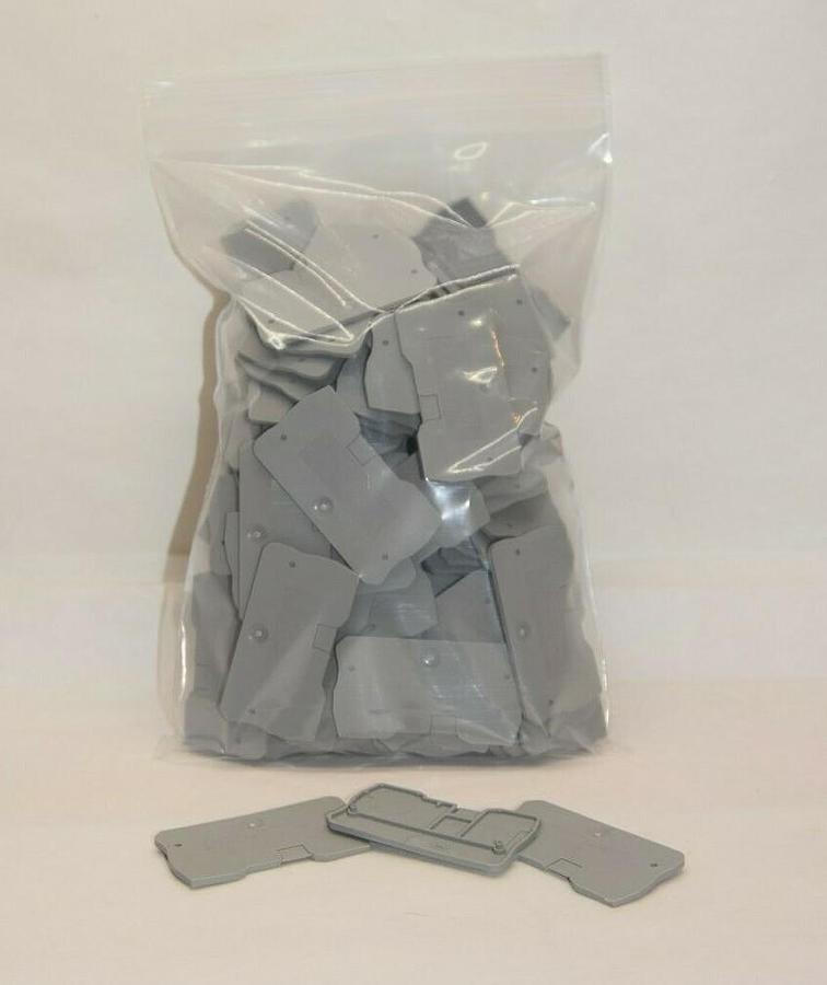 (NEW - Lot of 100) PHOENIX CONTACT D-QTC 1,5 End Barrier