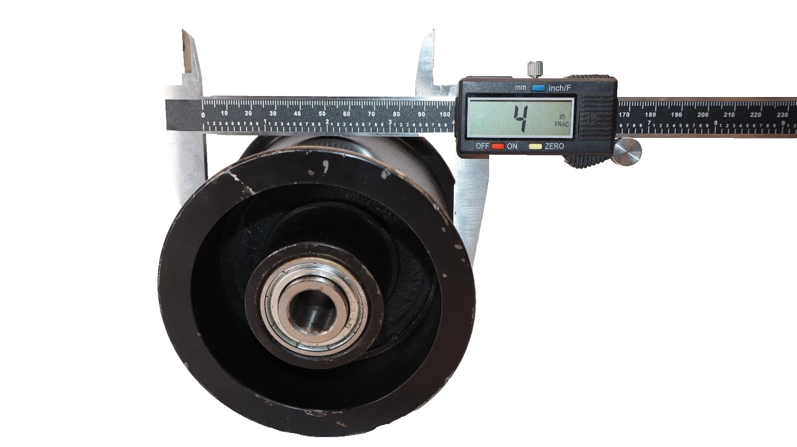 Brewer 203KRR2-C3-LD , P3B 3" x 4" Ball Bearing Flanged Pulley Idler (New)