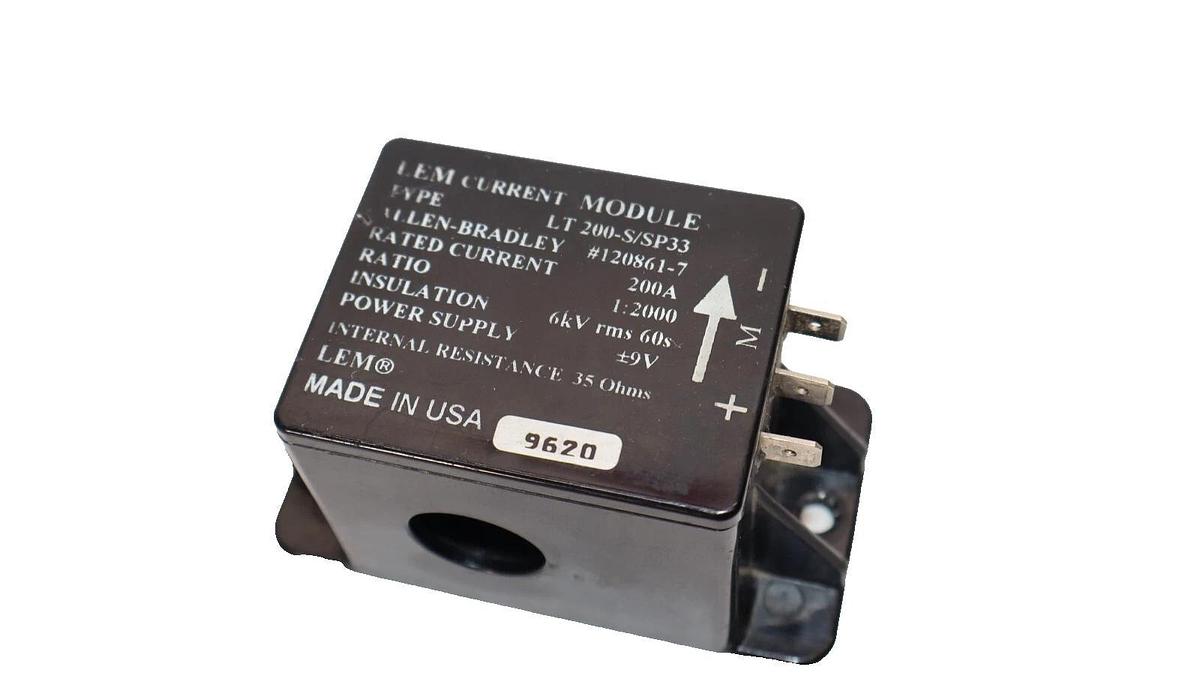 Used ALLEN BRADLEY 120861-7 , 1208617 , LT200-S/SP33 200A 1:2000 LEM Current Module