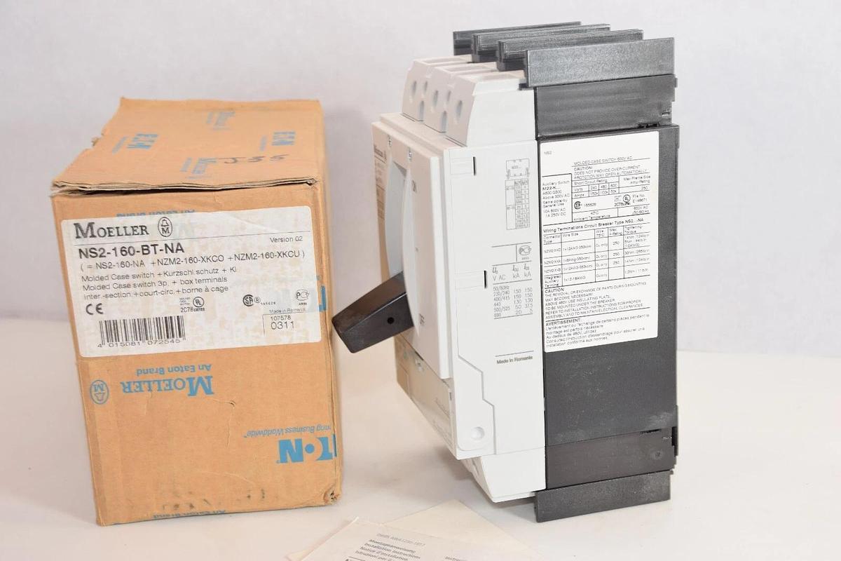(NEW) MOELLER Eaton NS2-160-BT-NA , NS216BTNA Disconnect Switch Circuit Breaker