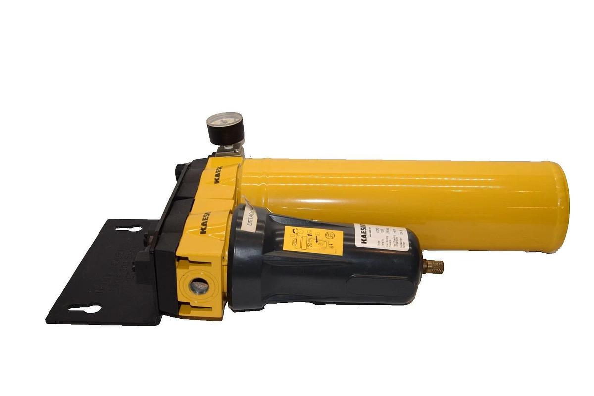Used Kaeser Compressed Air Membrane Dryer Assm w/ Cartridges KMM2-3F, KOR35 3/8" NPT
