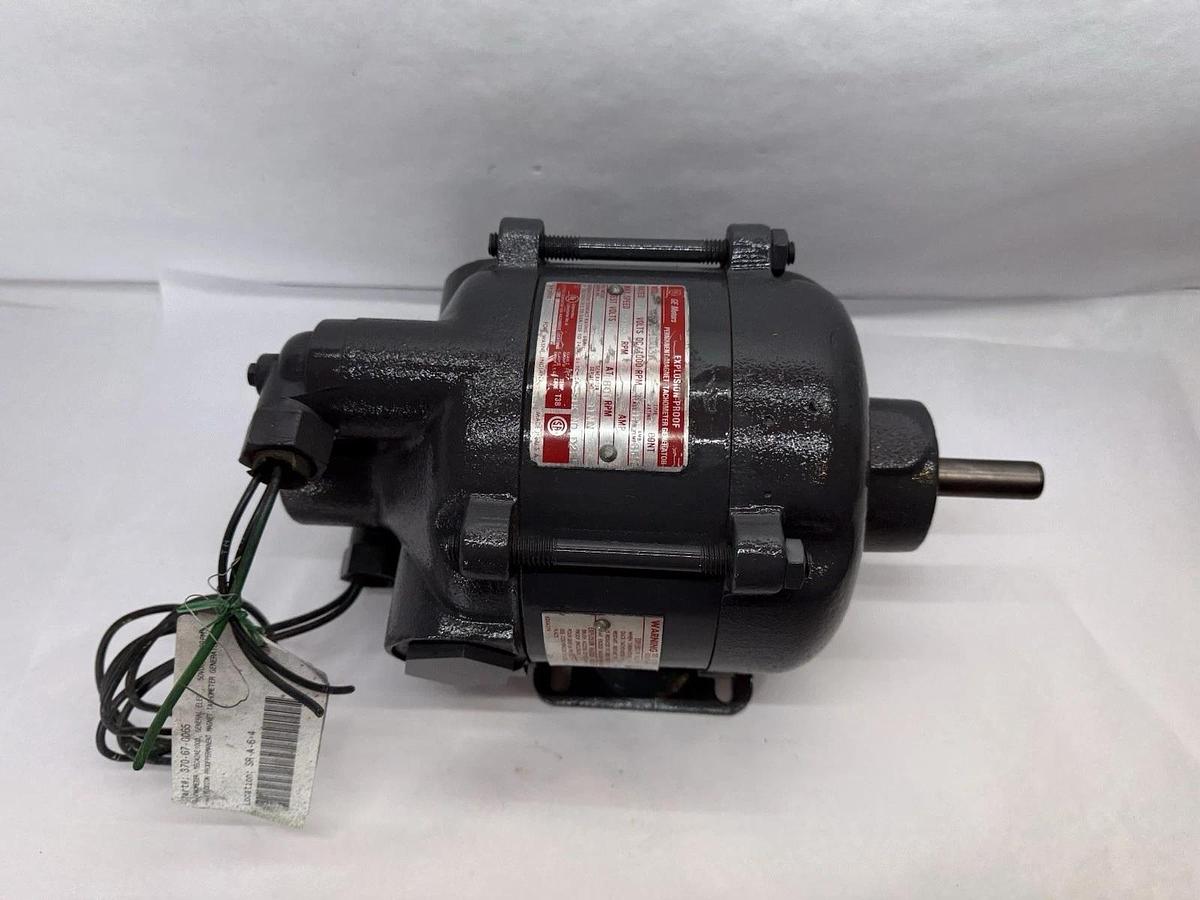 GE Motor 5BC42AE1003A Explosion Proof Permanent Magnet Tach Generator Tachometer