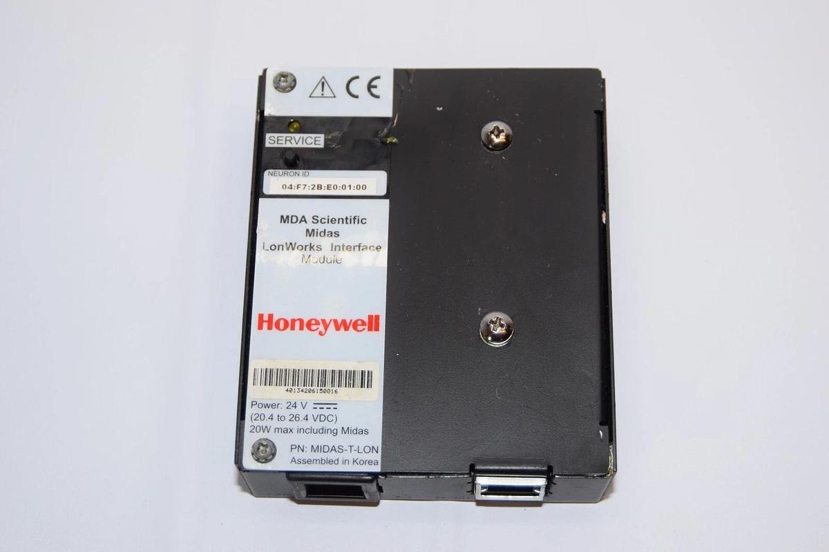Used HONEYWELL MIDAS-T-LON 24V MDA Scientific Midas LonWorks Interface Module
