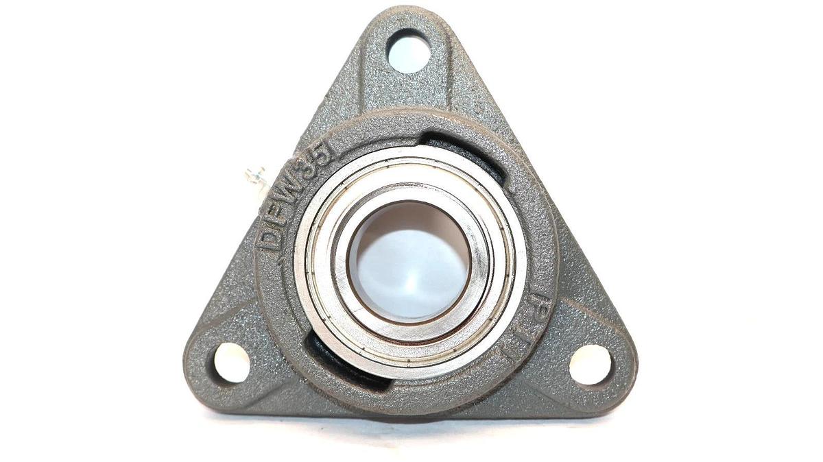 PTI Flange Bearing DFW20722A DFW35 DFW207-22A 1-3/8" 3-Bolt (NIB)