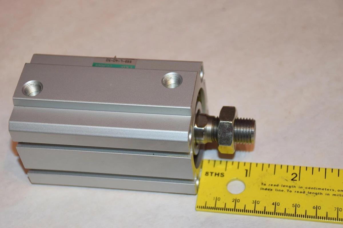 NEW CKD SSD-L-40-50 SSDL4050 2" STROKE PNEUMATIC CYLINDER