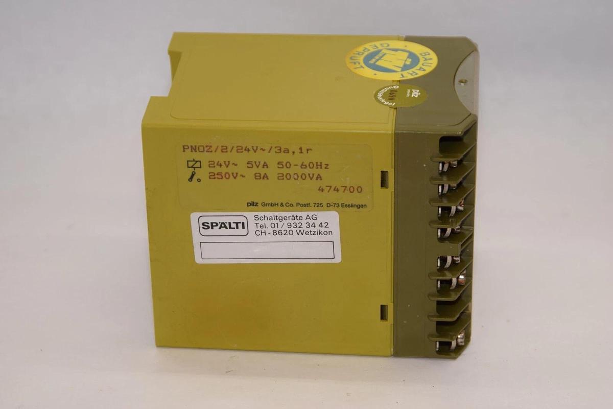 Used PILZ PN0Z/2/24v PN0Z PNOZ/2 24V 3A PN0Z/2/24v/3a,1r Safety Relay