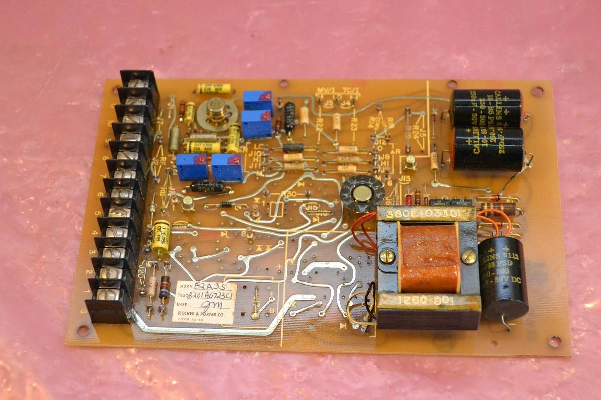 Used ABB FISHER & PORTER CIRCUIT BOARD CARD 686B264U09 686B264 U09  82A35