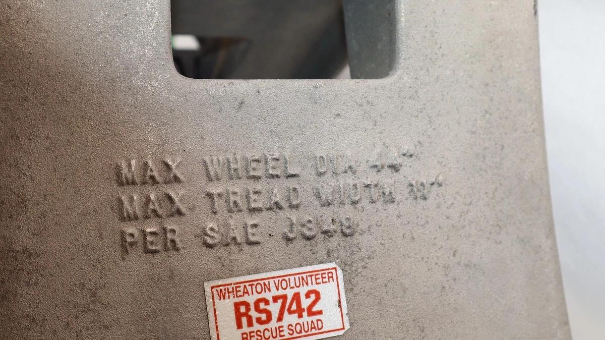 Used Zico Aluminum Quic-Choc Large Truck Wheel Chock  SAC-44-E  SAC44E max 44" dia