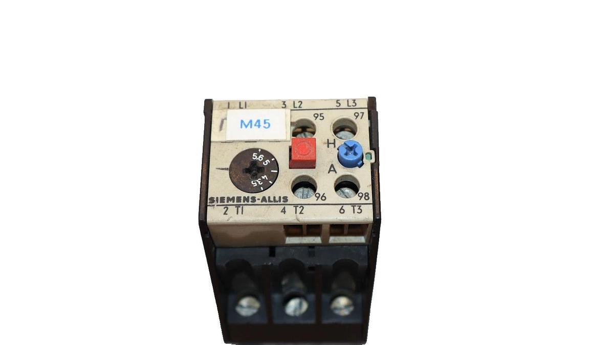 Used Siemens - Allis OLR 0560 , OLR0560 3.5-5.6A Amp Overload Relay