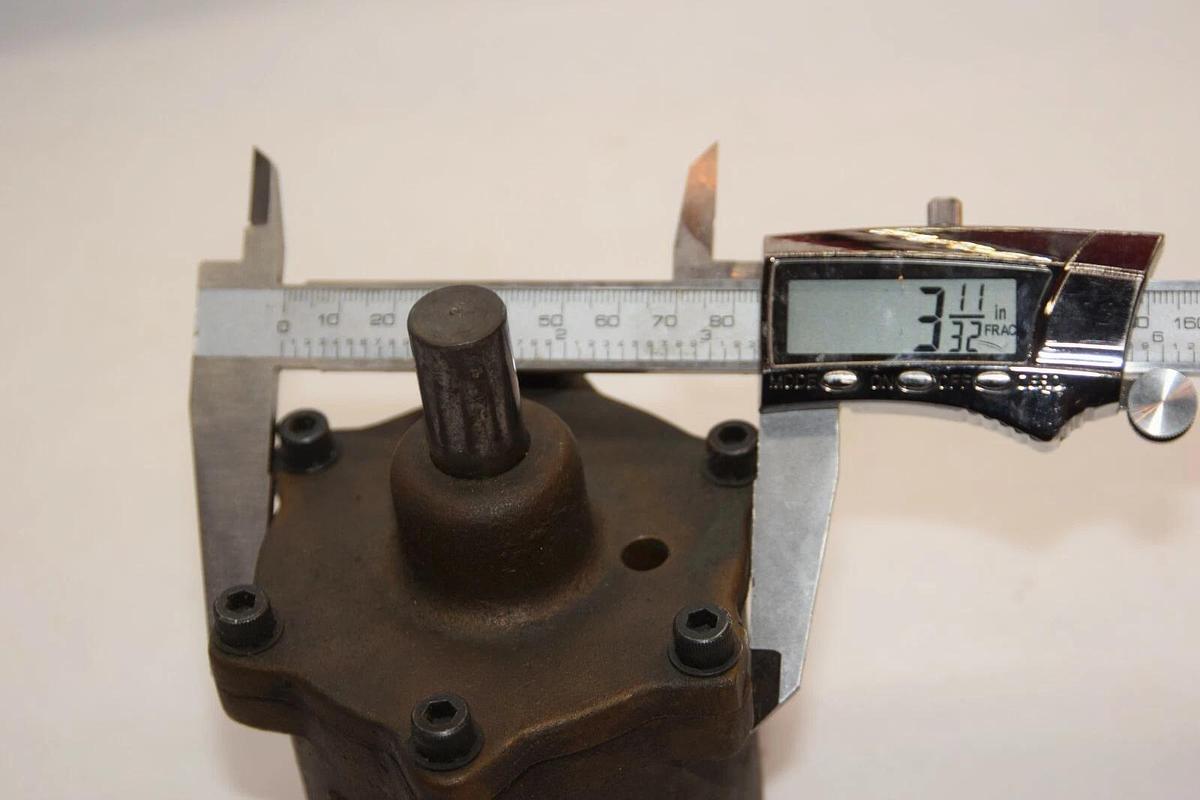 Used SCHRADER 3453B 3453-B 2" Stroke Single Action Brass Pneumatic Clamping Cylinder