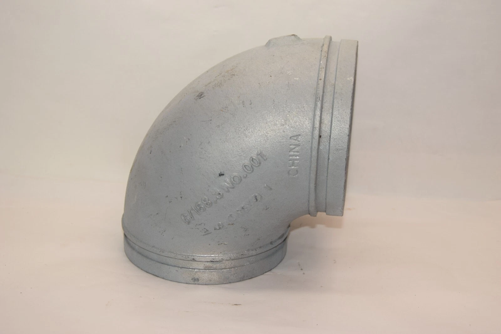 VICTAULIC 6" 6/168.3 001 Firelock Grooved Galvanized 90° 90 Degree Elbow (NEW)