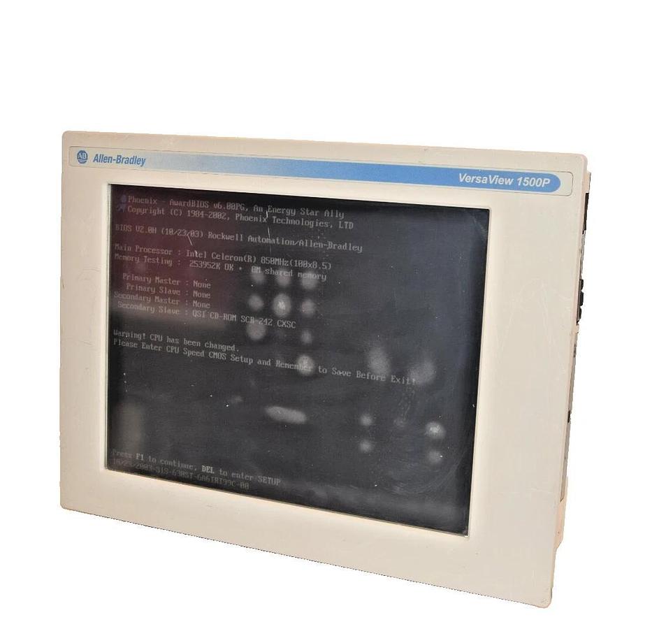 Used Allen Bradley 6181P-15TS2KH Ser A VersaView 1500P Rev B *worn screen, see pics*