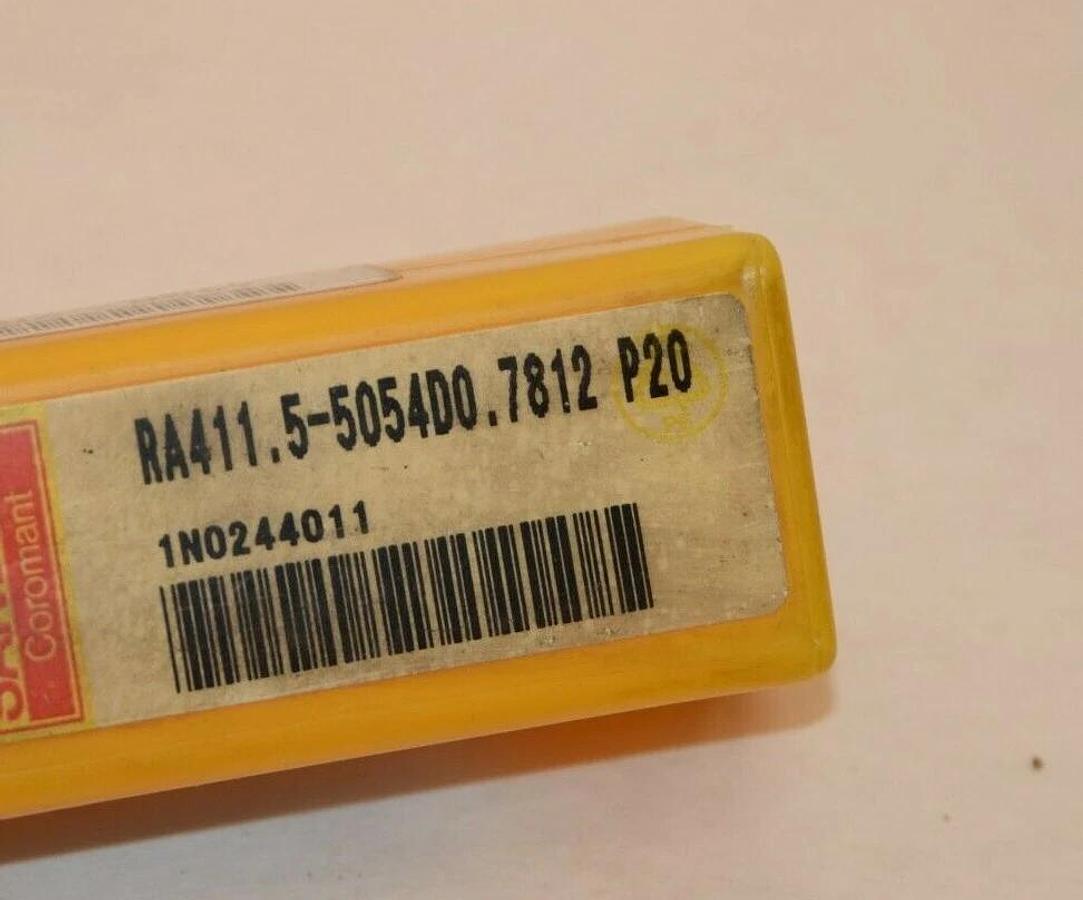 (NEW) SANDVIK RA411.5-5054D0.7812 P20 Carbide Tip Coolant Thru Drill Bit