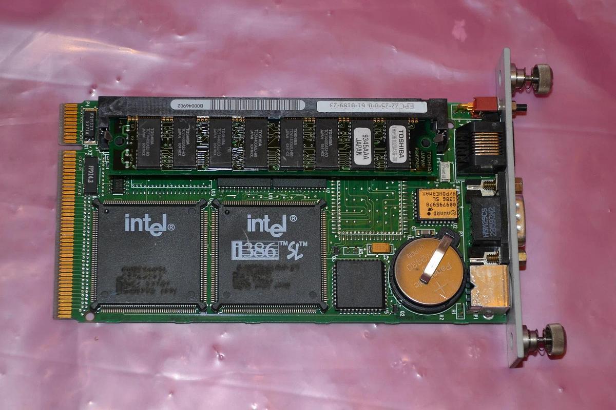 Used RADISYS EPC-22 EPC22 008985418 I386 SL W/POWERMAX CONTROLLER CARD