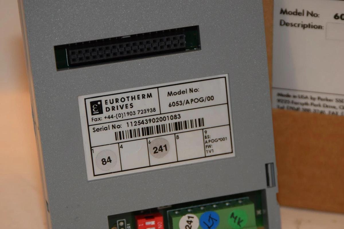 (NEW) PARKER Eurotherm 6053/APOG/00/G 6053/APOG/00 6053/AP0G/00 Comm. Tech Box