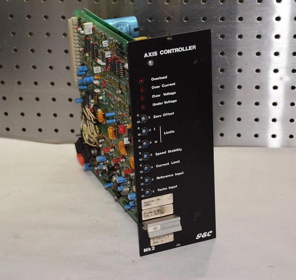 Used GEC Axis Controller Mk2, GEC GA431/6R001B , R-230-67.5 220-A6.5 , 226.2.163.64