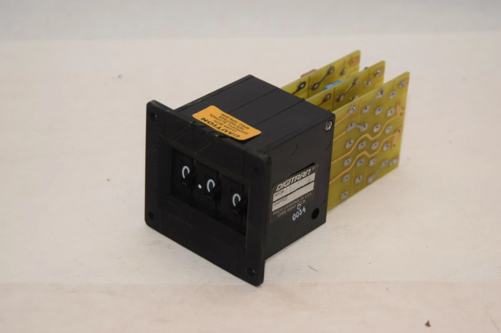 (NEW) DIGITRAN K133-0102 K1330102 3 Digit Counter