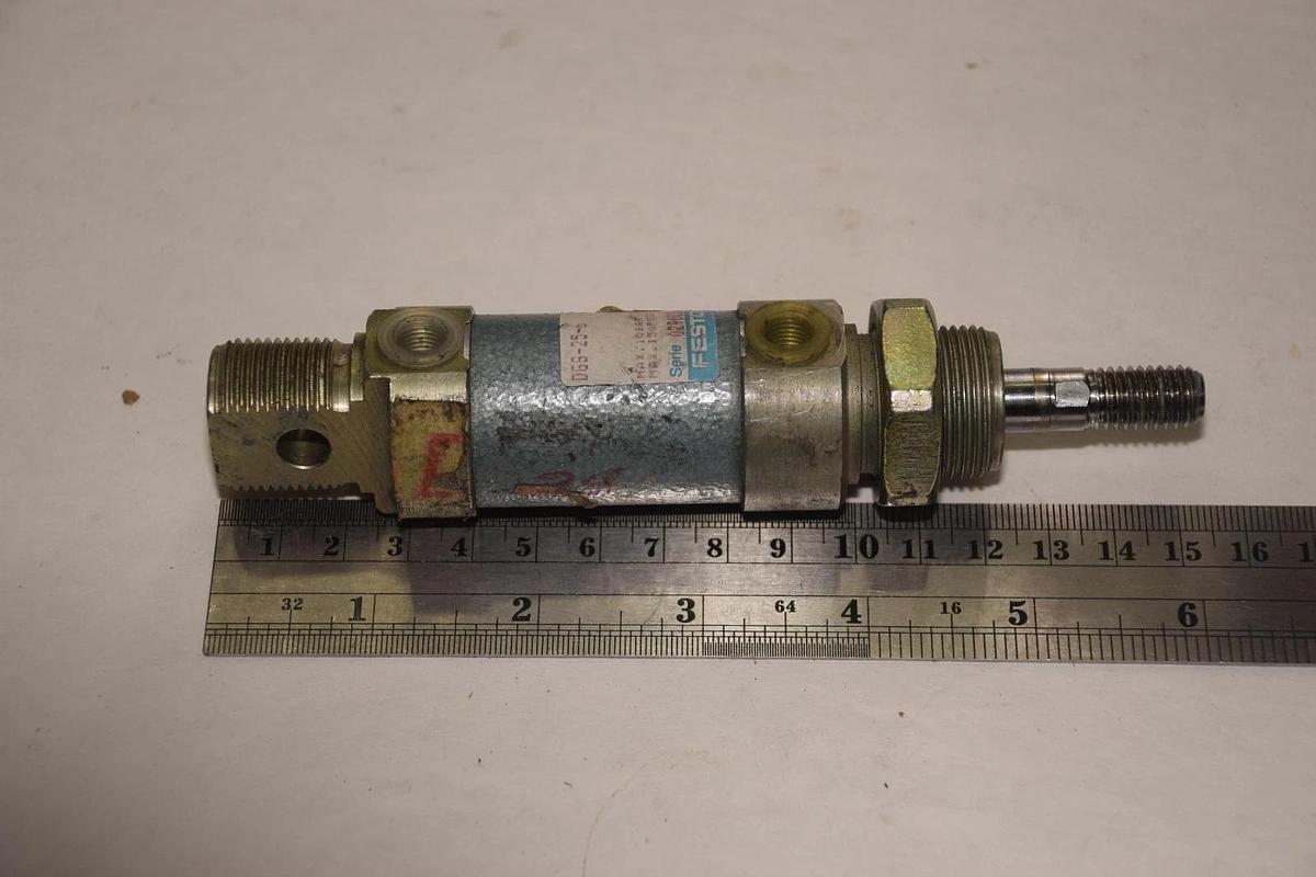 FESTO DGS-25-6 10 BAR 150psi 25/64" BORE PNEUMATIC CYLINDER NEW