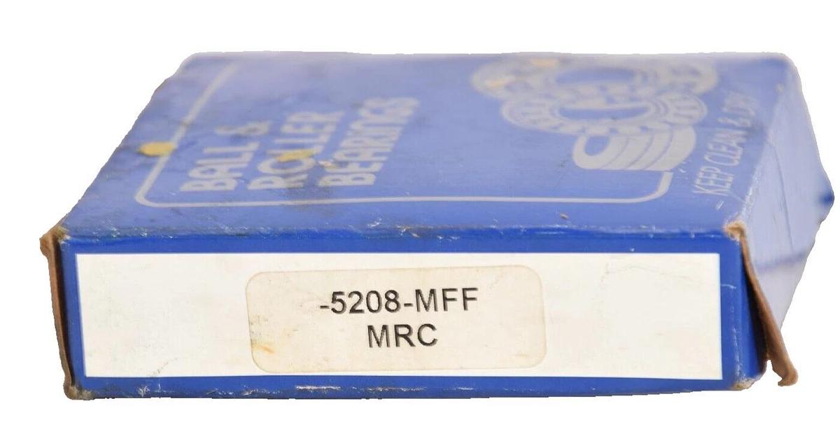 MRC BALL & ROLLER BEARING 5208-MFF 5208MFF 5208 MFF *NEW*