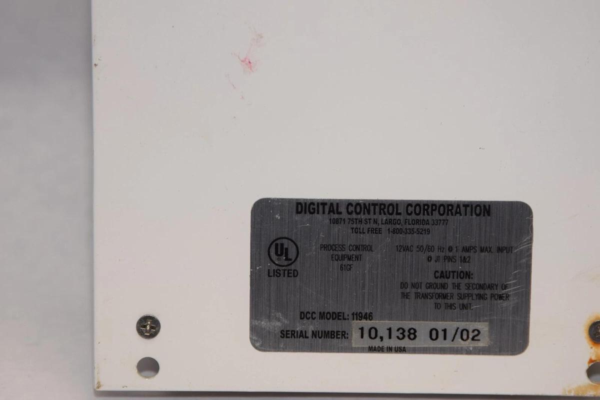 Used DCC DIGITAL CONTROL Backup Float Switch Pump Controller 11946 120V