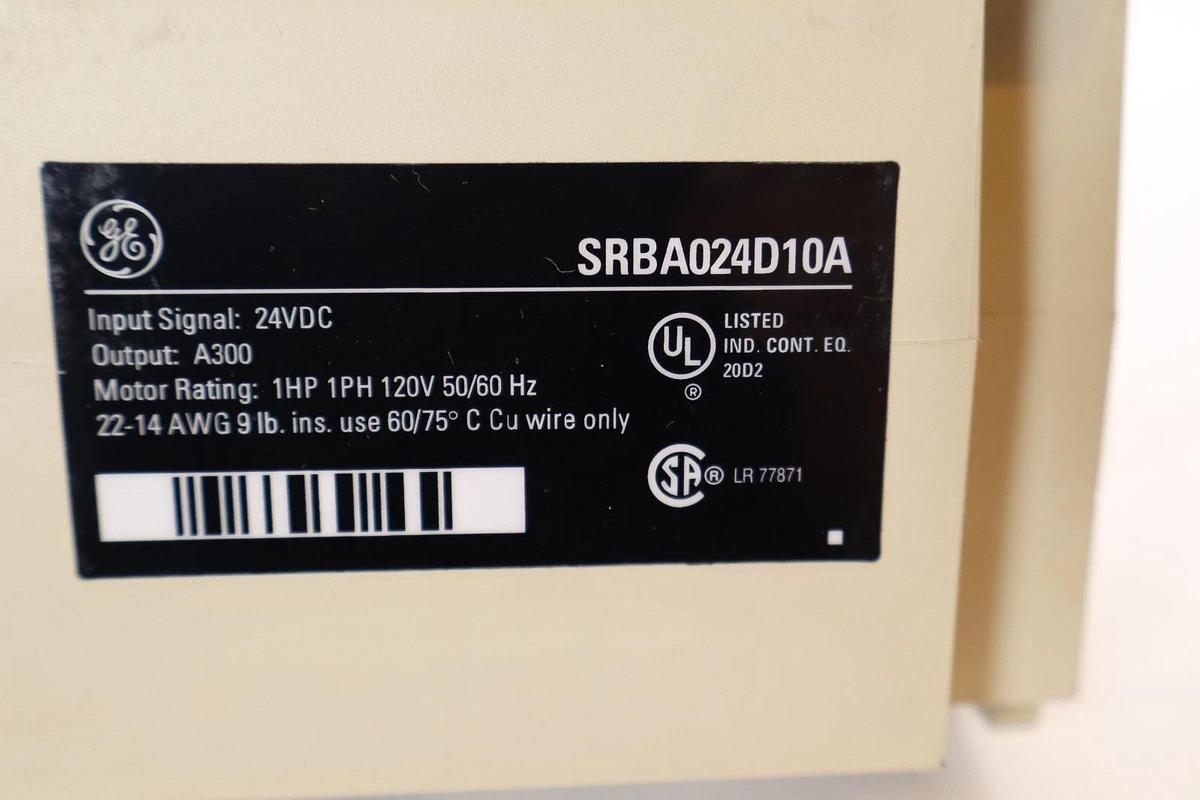 General Electric Smart Relay Block 24Vdc , SRBA024D10A (New)