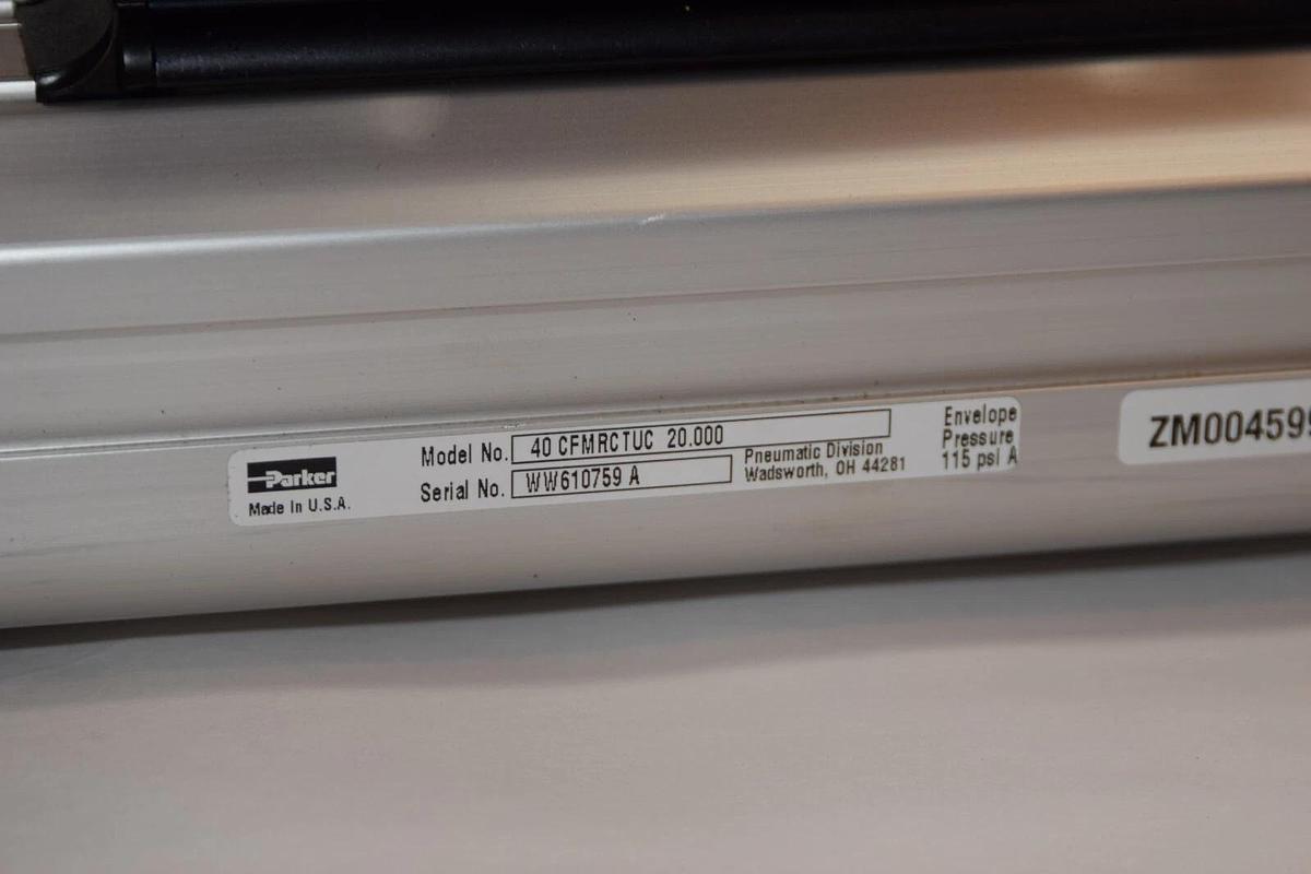 (NEW) PARKER 40 CFMRCTUC 20.000 Rodless Cylinder