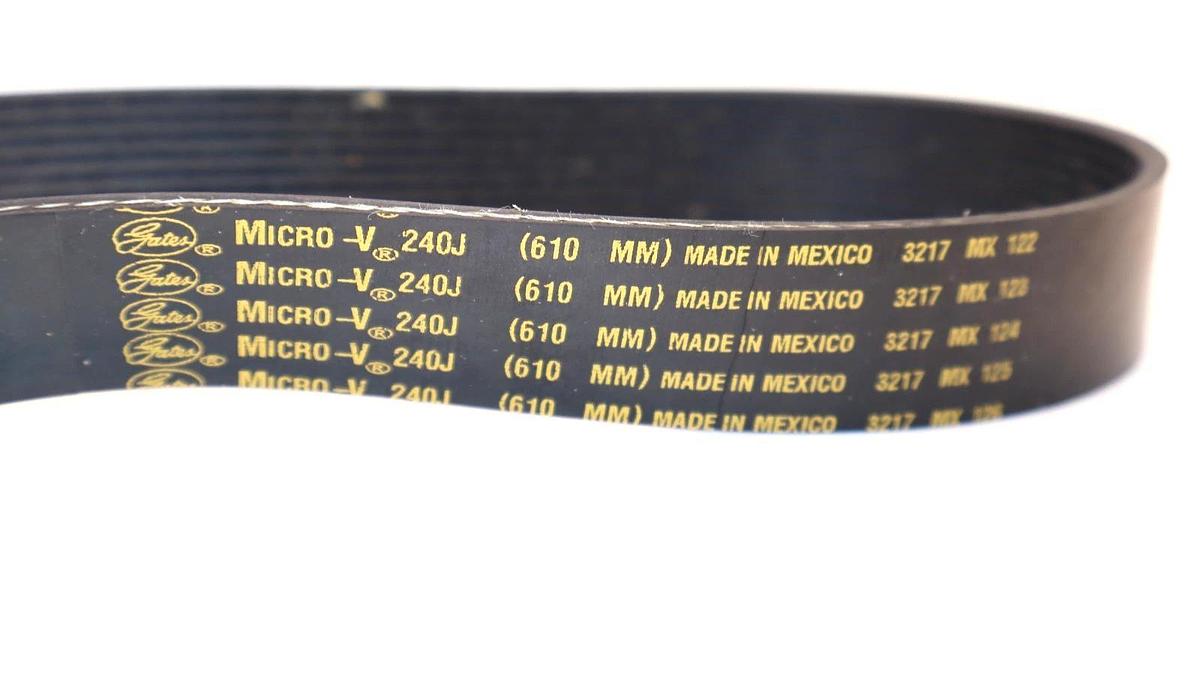 (NEW) GATES 240J10 , 240J 10 Rib Mirco-V Belt