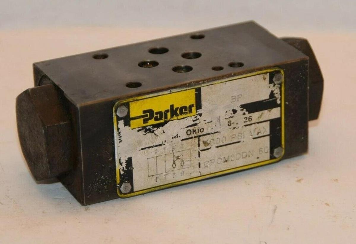 Used PARKER CPOM2DDN60 5000psi Hydraulic Valve