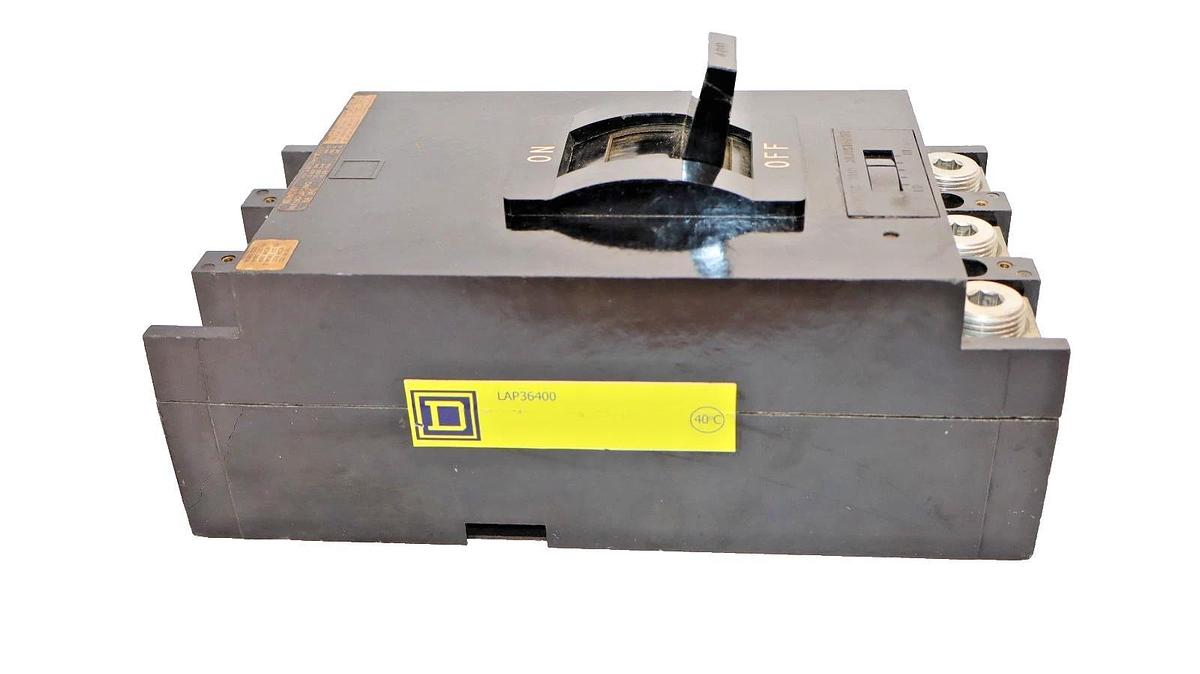 Used Square D Circuit Breaker LAP36400 400A 400 Amp 3 Pole 3p Magnetic Trip Adj Unit