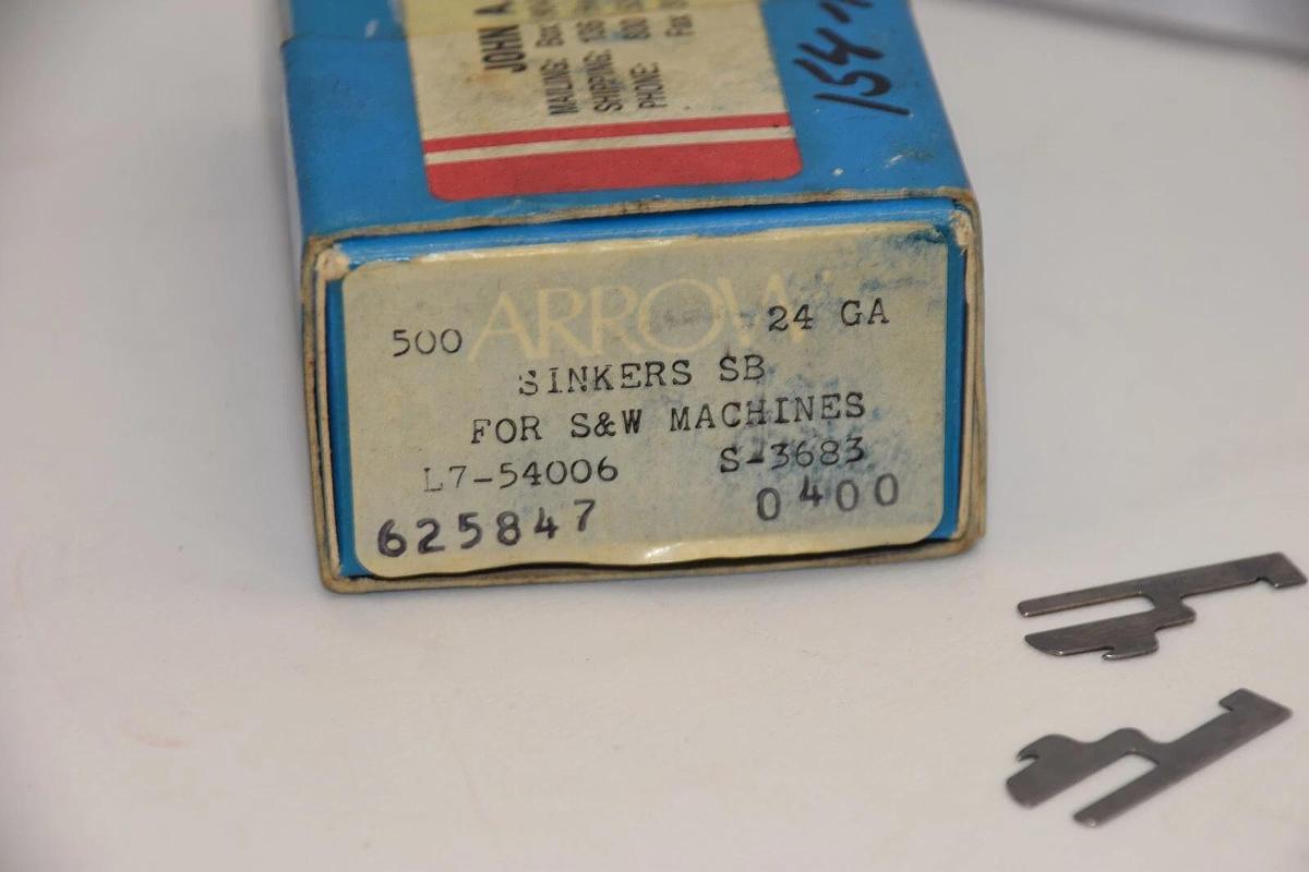 Used (NEW Approx 500) ARROW L7-54006 S-3683 SB Circular Knitting Machine Sinker