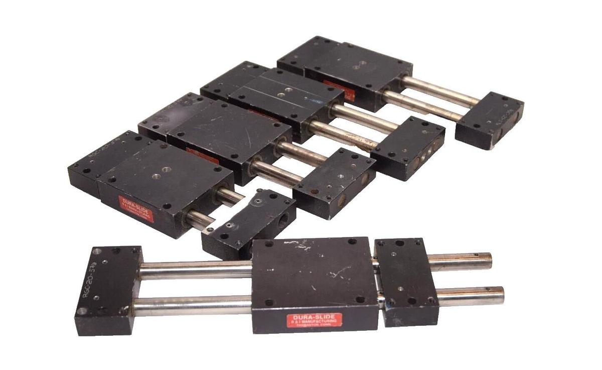 Used (Lot of 5) DURA-SLIDE RGC-20-5 3/8  Slides