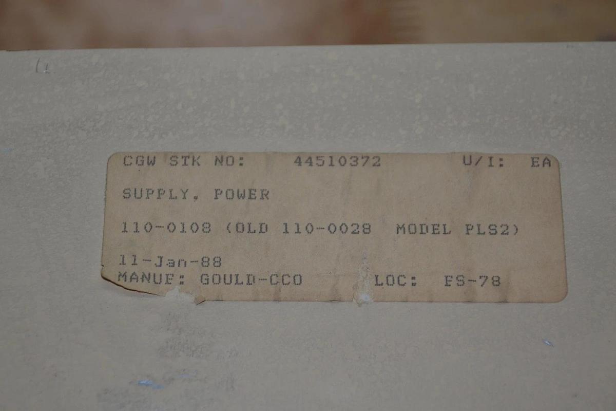 Used Cyberline brushless servo power supply PLS4 110-0108