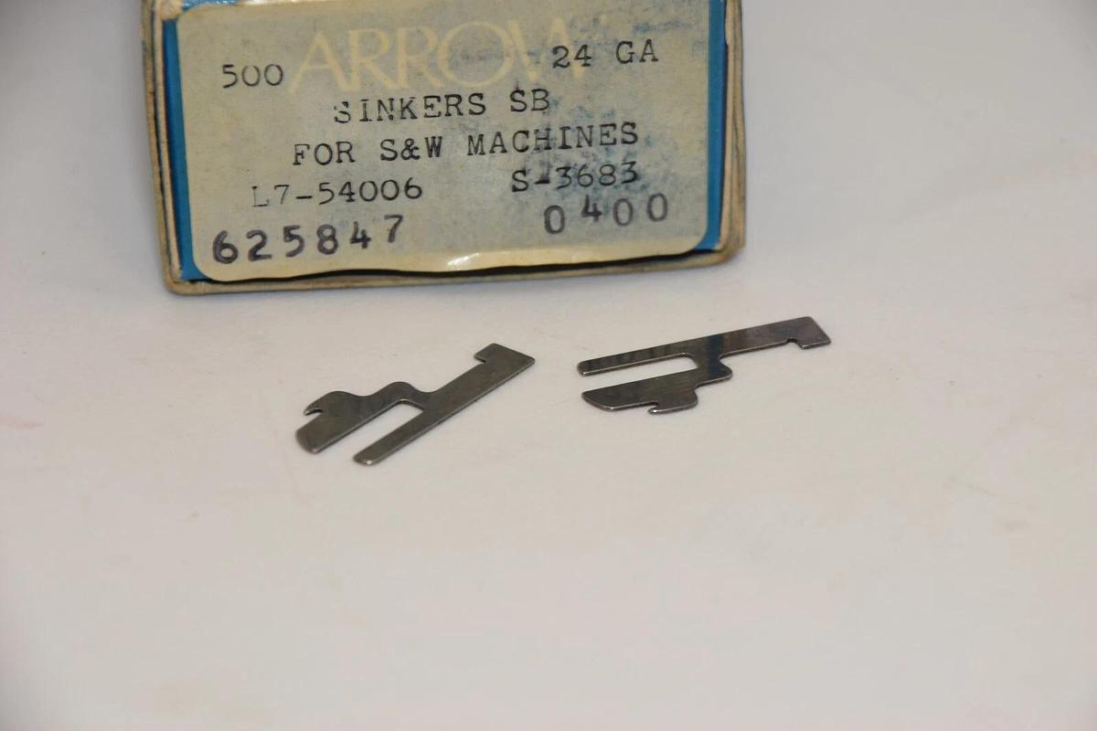 Used (NEW Approx 500) ARROW L7-54006 S-3683 SB Circular Knitting Machine Sinker