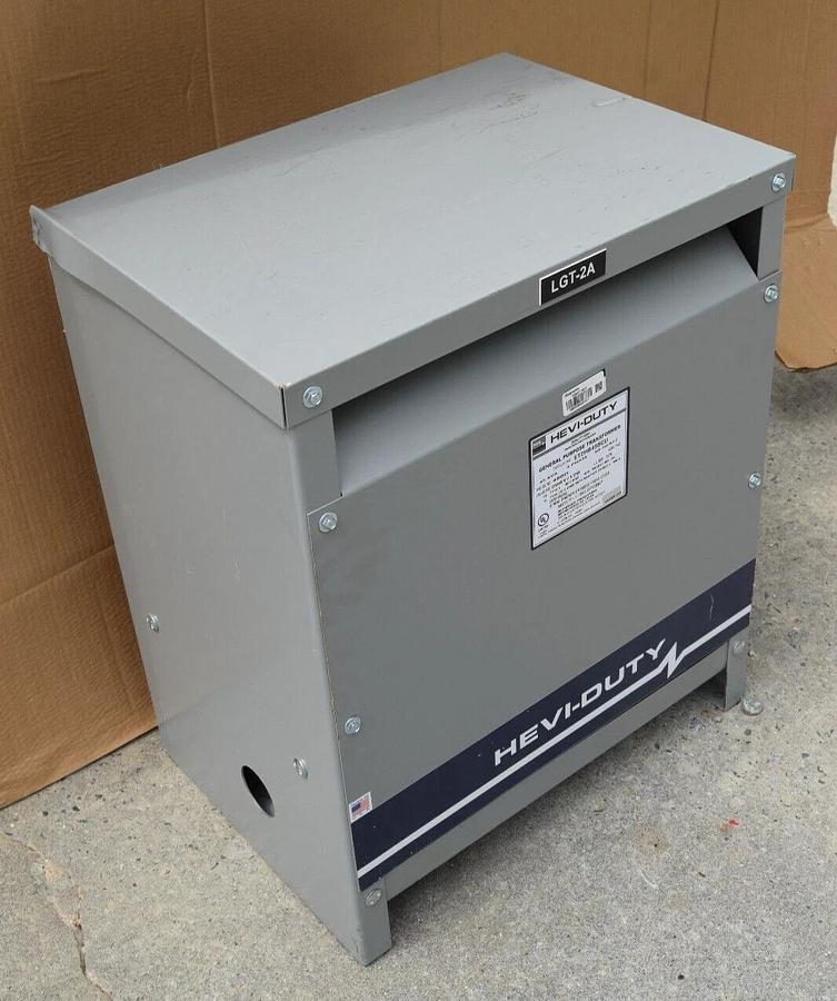 Used EGS Hevi-Duty HeviDuty Gen Purp Transformer ET2HB45SCU 45kva 3ph 480D 208y/120