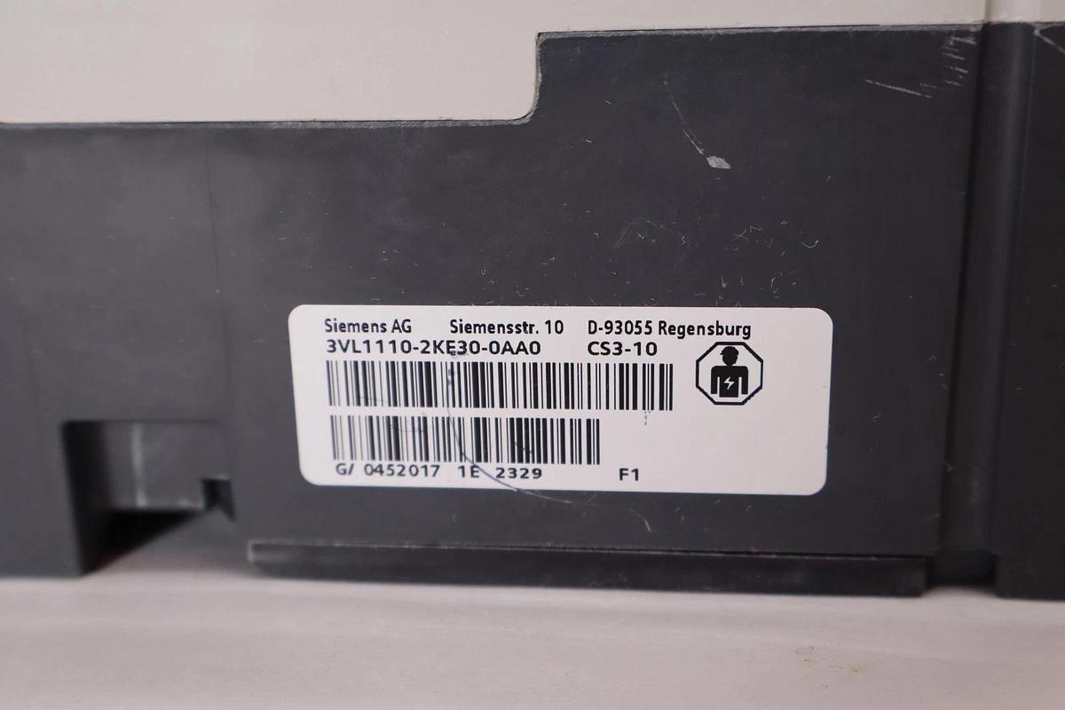 Used Siemens HCGA 100a Breaker HCS3S100 3VL1110-2KE30-0AA0 3VL11102KE300AA0 100 Amp